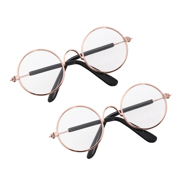 2 un. gafas de sol retro para perro gato gafas para mascotas suministros para perros mascotas