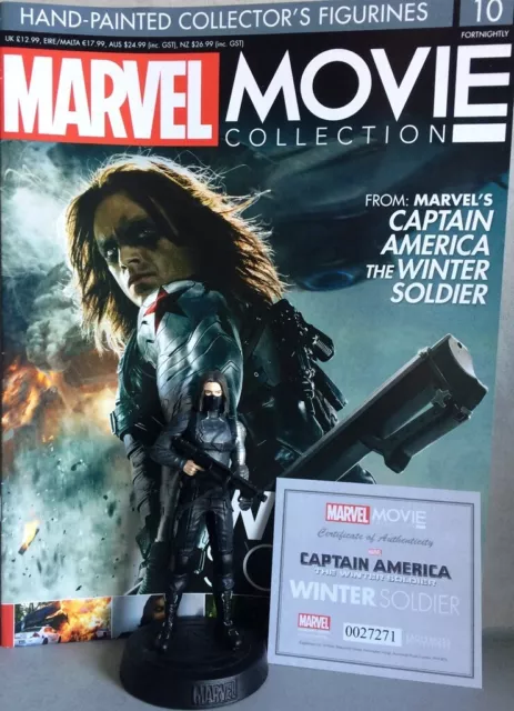 Marvel Movie Collection #32 Le Hiver Soldat Figurine Eaglemoss Anglais Mag