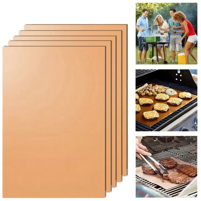 Antiadhésif BBQ Grill Mat Torréfaction Grillmatten Durée Gourmande non-Stick