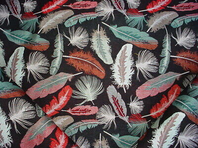 13-3/8Y Kravet Lee Jofa Black Feather Jacquard Drapery Upholstery Fabric