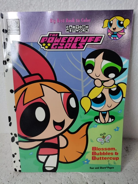 THE POWERPUFF GIRLS Coloring Book New Vintage 2002 Cartoon Network £19. ...
