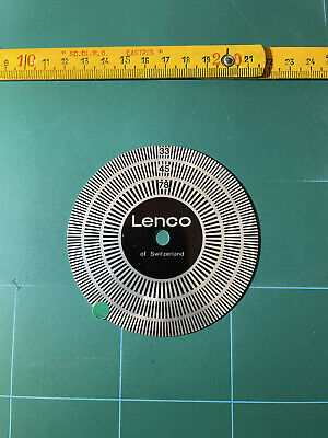 Calibration disc L78_Disque de calibrage Lenco L75 