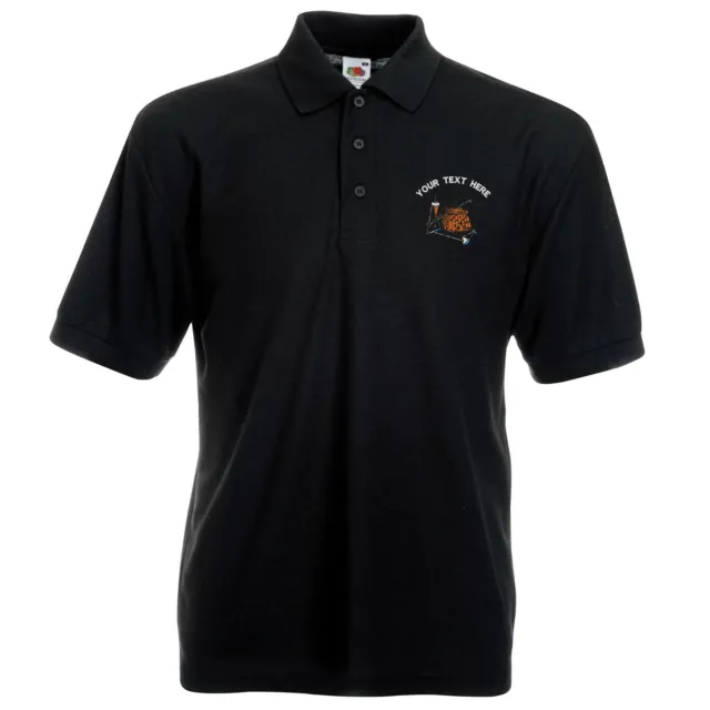 Fishing polo shirt with customised logo! Back print also available! Design  4