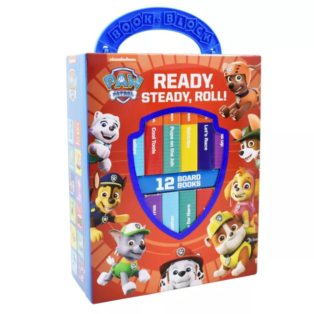 Paw Patrol My First Library Ready, Set, Roll! by PI Kids - Ages 0-5 - Board Book