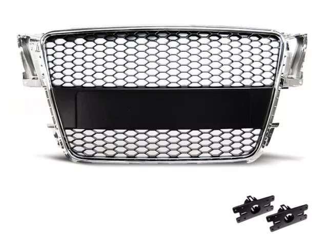 OFFERTA Griglia Calandra Maschera Anteriore pour AUDI A5 2006-2011 Cromo STILE R