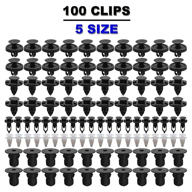 100 Clip Bumper Engine Fender Liner Mud Flap Door Trim Panel Retainer For TOYOTA