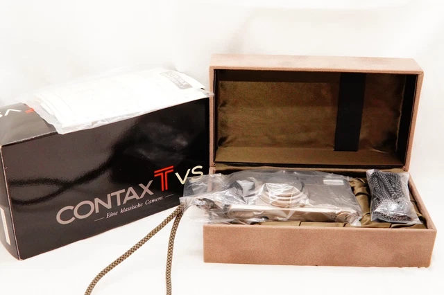 [Near Mint+3/in box] CONTAX TVS 35mm Point & Shoot Film Camera From Japan