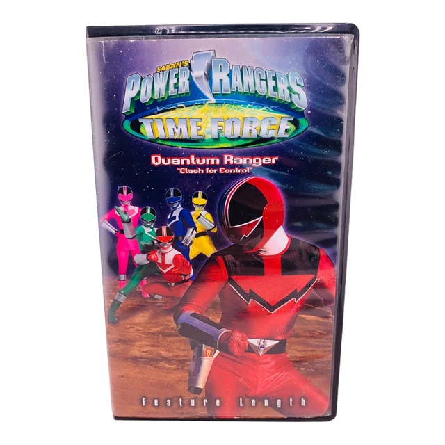 The Power Ranger Timer POWER RANGERS TIME Force - Quantum Ranger - Clash for Control [VHS ...