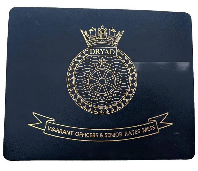 ROYAL NAVY HMS Dryad Med Size Table Mat RN . Naval . Southwick