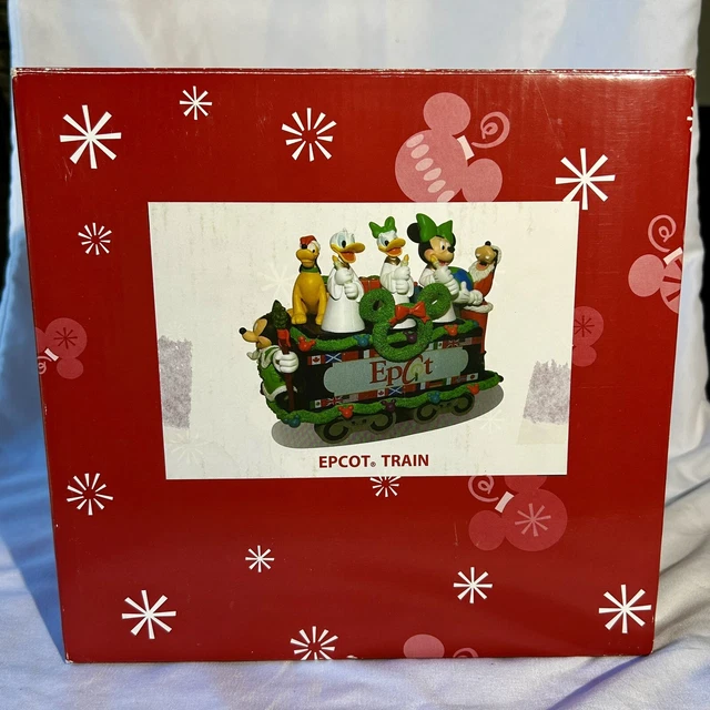 Epcot Train Set DISNEY PARK CHRISTMAS Train Set 30 Pc Holiday Express Mickey Minnie ...