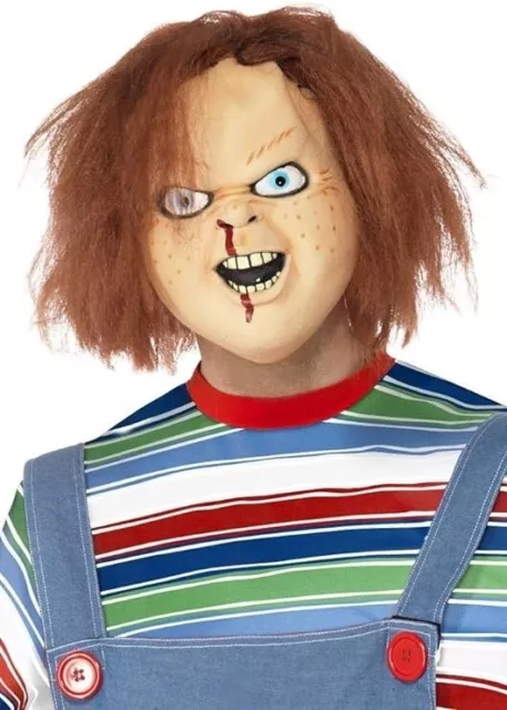 Maschera in lattice Chucky adulti Halloween abito fantasia costume festa cosplay