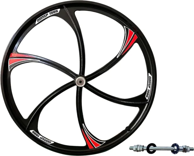 26" Rear Mag Wheel ONLY 135mm Width for Rotary Flywheel 6-9s-26 Inch Bike Wheel