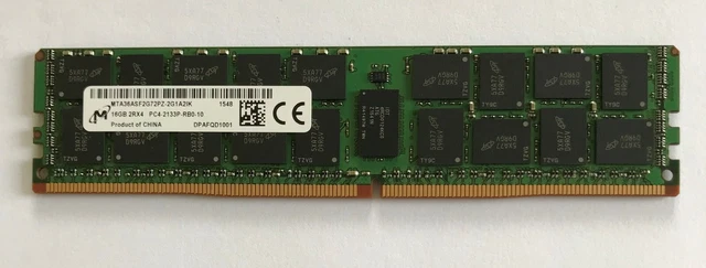 MÉMOIRE SERVEUR DELL 16 Go PC4-21300 DDR4-2666V ECC REG 2RX8 288