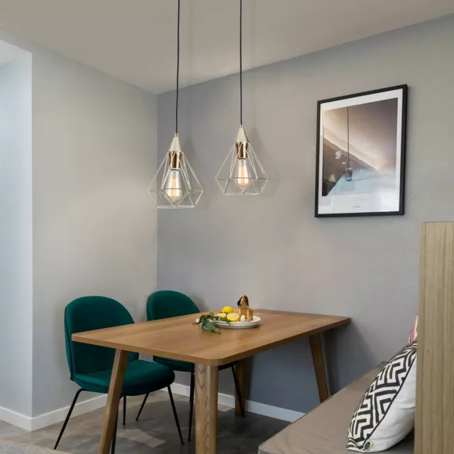 Gold LED Pendant Light Modern Chandelier Light Fixture Hanging Lamp Dinning Room