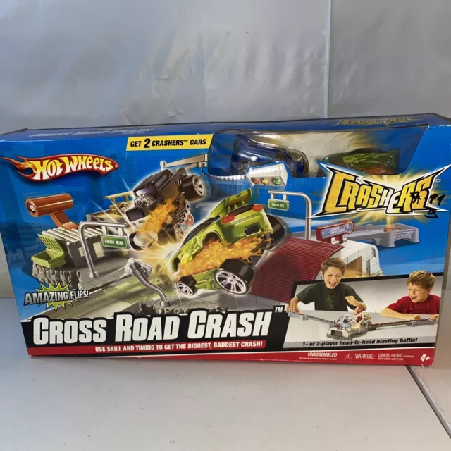 HOT WHEELS CRASHERS Crash Test TRACK Exclusive $17.50 - PicClick