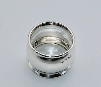 King George V Sterling Silver Napkin Ring - Birmingham 1924 - Docker & Burns Ltd 2