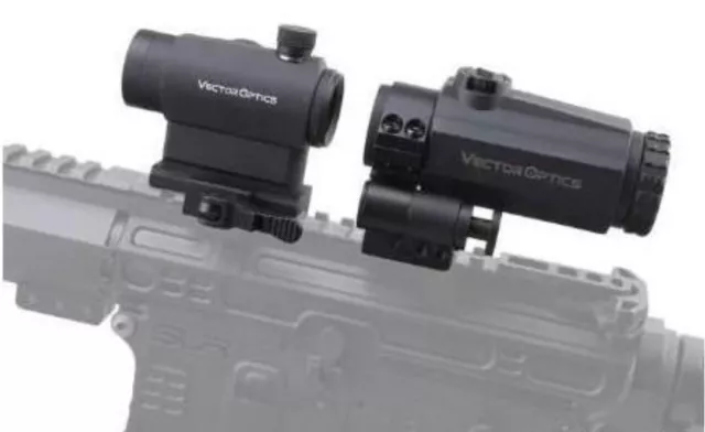 Vector Maverick 1x22 ( SCRD-12 ) Rotpunkt + Lupe x3 von Vector Optics SCMF-31