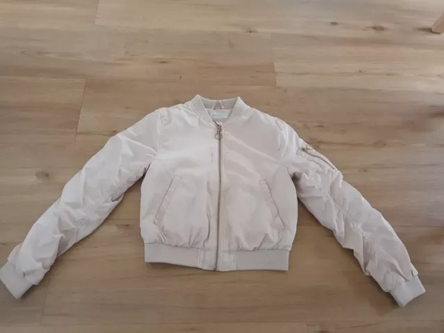 H&M Gr. 140 Pilotenjacke Mädchen Ariana Grande Top Übergangsjacke Frühling Jacke