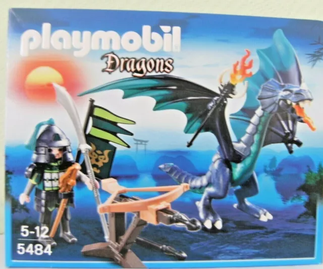 Playmobil Dragons Panzerdrache 5484 Neu & OVP Asia-Ritter grüner Drache Ritter