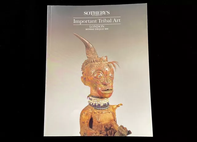 Sotheby's Important Tribal Art  London 1990  Baga Igugao Marquesas Maori Dayak