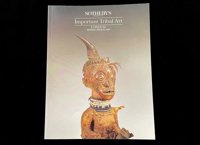 Sotheby's Important Tribal Art  London 1990  Baga Igugao Marquesas Maori Dayak
