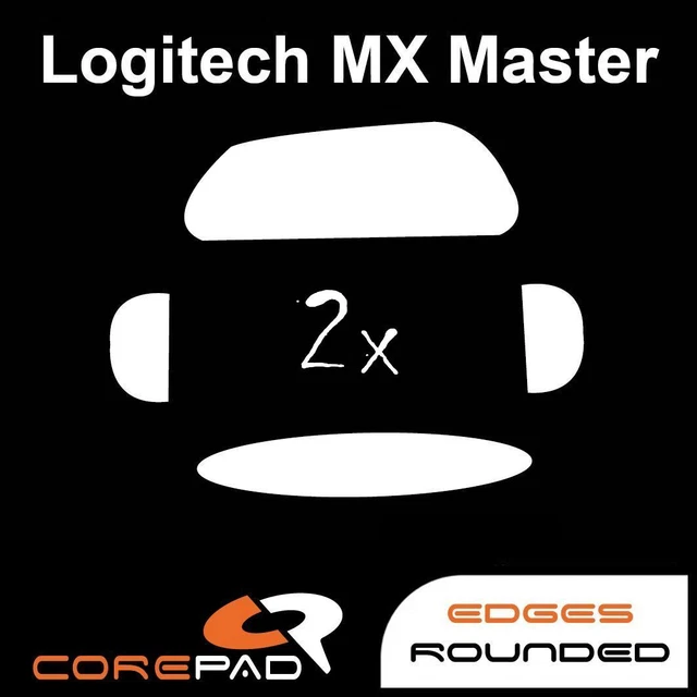 Corepad Skatez Piedini In PTFE Teflon Per Mouse Logitech Revolution VX &ndash; Ricambio Hyperglides