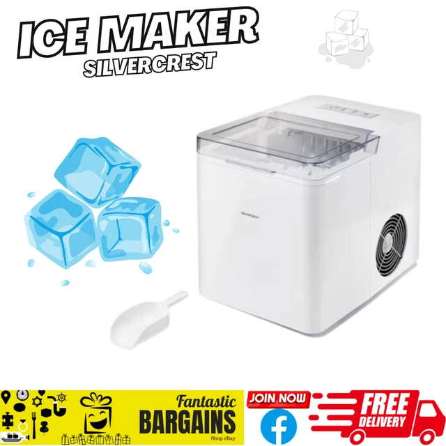 SILVERCREST ICE MAKER Ice Cubes In Minutes No Water Connection Required