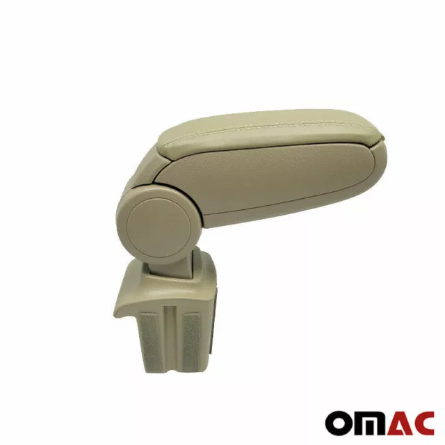 Mittelarmlehne Armlehne Mittelkonsole für Ford Focus 2011-2015 PU-Leder Beige