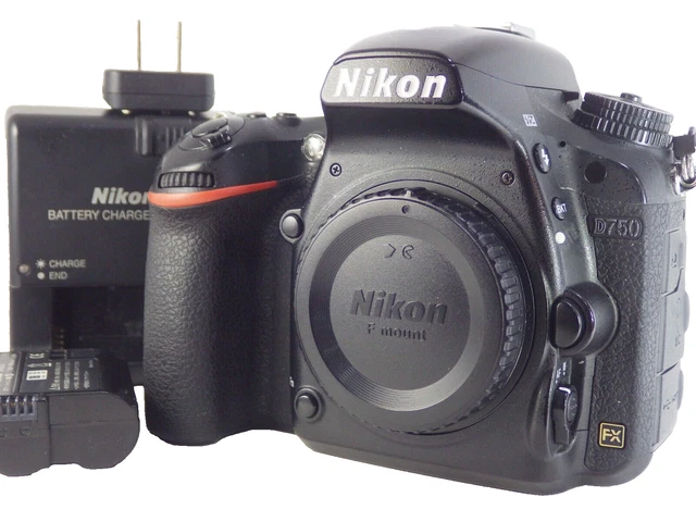 Nikon D750 FX DSLR Camera Body 24.3MP Full Size Digital SLR w/o Lens Japan Used