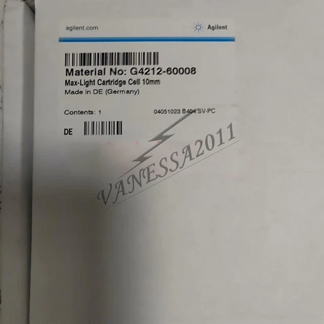 ONE NEW Agilent Liquid chromatography flow cell G4212-60008