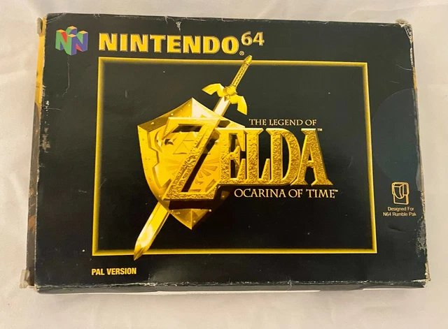 The Legend of Zelda Ocarina of Time Nintendo 64 Vintage Retro Game Boxed 90s