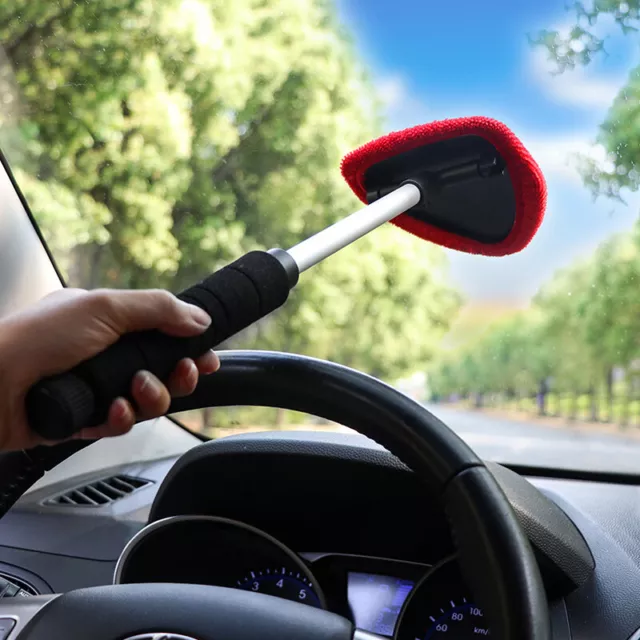 Auto Window Cleaner Windshield Windscreen Microfiber Car Wash Brush Too-wf