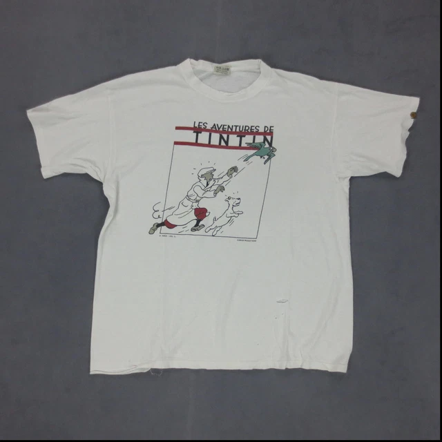 T-Shirt Tintin Cigares Du Pharaon - 100% Coton - Rouge - XXXL