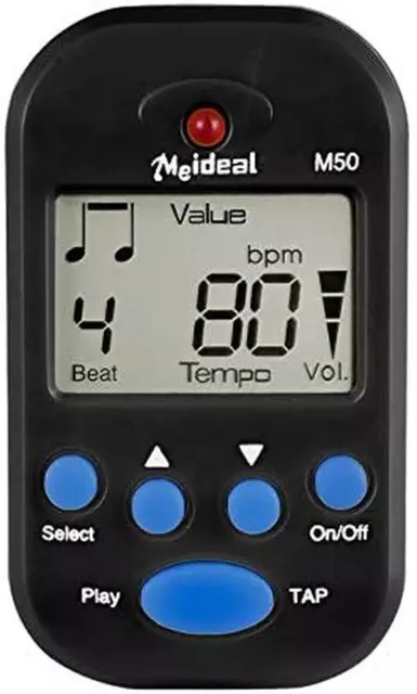 Tragbaren Mini Metronom Digital M50 Metronom Multifunktionales Beat Tempo Metron