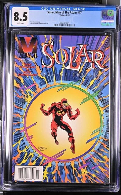 Solar man of the atom #47 CGC 8.5 NEWSSTAND ULTIMATELY RARE VALIANT FANS