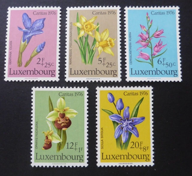 Luxembourg 1976 Protected Plants (MNH) National Welfare Fund