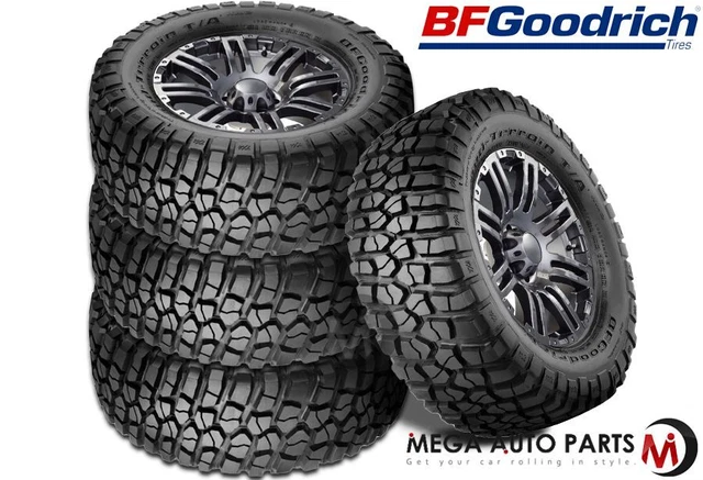 4 x BF GOODRICH Mud Terrain T/A KM2 255/75R17 111/108Q C/6 Mud Terrain M/T Tires