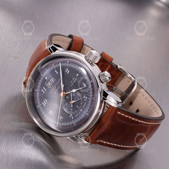 Zeppelin LZ126 Los Angeles 8644-3 Dual Zeit Armbanduhr