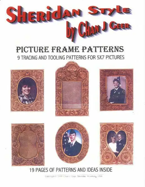 Sheridan Style Picture Frame Patterns by Chan Geer (Leather Pattern Pack)
