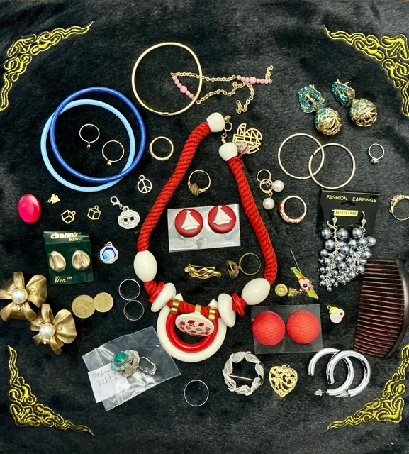 Lot De 10 Colliers Fashion Jewelry Bijoux Fantaisie Anciens Et Vintage | Neuf Avec étiquettes