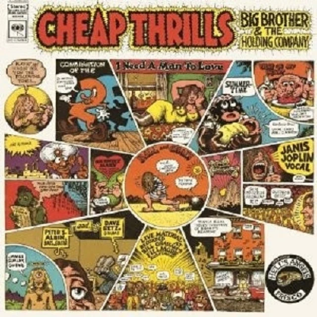Big Brother &The Holding Company Feat. Janis Jopl "Cheap Thrills"  Vinyl Lp New!
