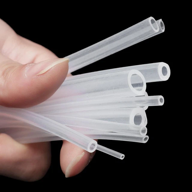 Tubo flessibile in gomma morbida traslucida traslucido 1 m tubo tubo in silicone tubo