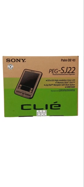 Sony CLIE PEG-SJ22 Palm OS 4.1 Personal Organizer NEW IN ORIGINAL BOX SEALED