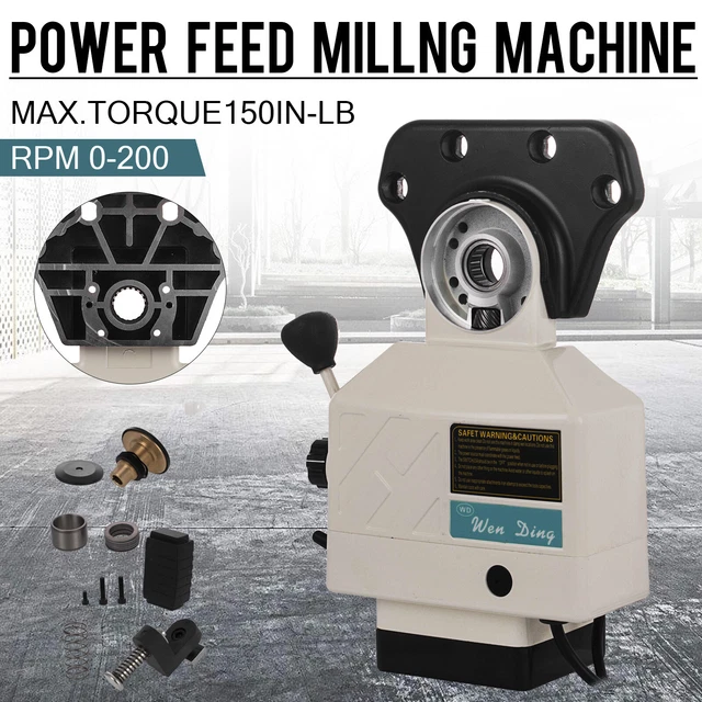 POWER FEED XAXIS 150 LBS Torque Power Table Feed Milling Machine For