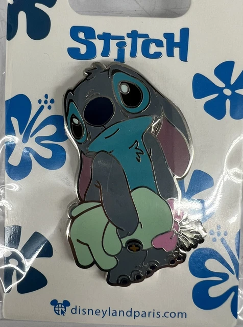 DISNEY LILO AND Stitch Metal Pin STITCH With Scrimp Sad Disneyland ...