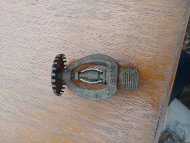 Vintage star Fire Sprinkler Head brass used