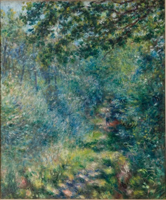 Pierre-auguste Renoir Hand oil painting on canvas,Trail in the woods 24×36inch