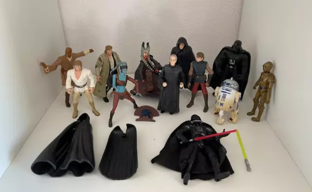 Star Wars Actionfiguren Hasbro und andere Marken / 12 Stück