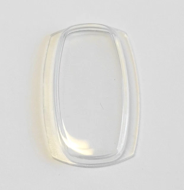 Verre De Montre à Talon Carré 26.4mm Hauteur 3.72mm - Cristal De Rechange Neuf