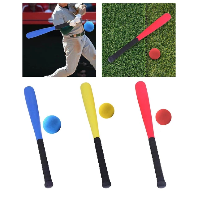 Soft Kids Foam Baseball Bat Toy Set With 3 Balls CeleMoon